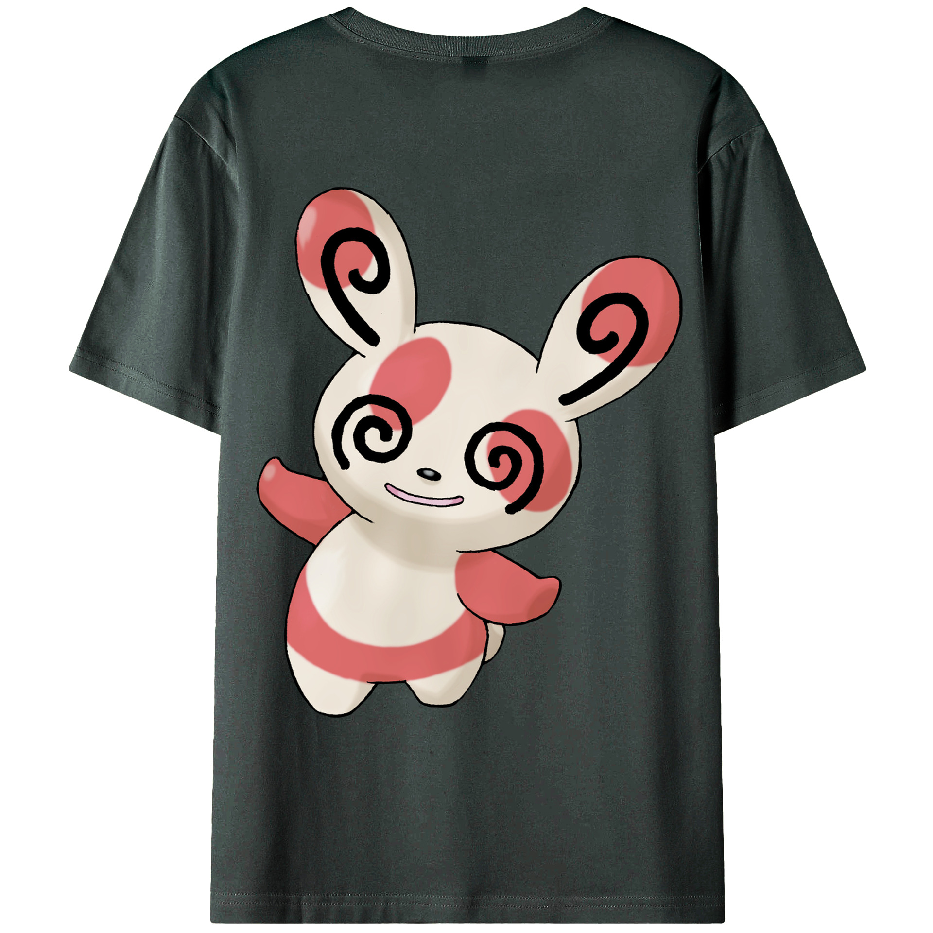 （画像用） ポケットモンスター Pokémon 綿100％ メンズ半袖Tシャツ（バックプリント） 通気性